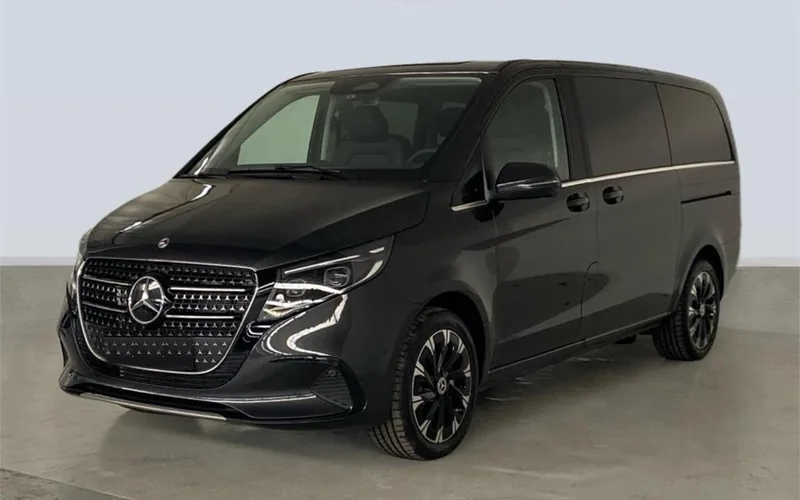 Black Mercedes-Benz V-Class